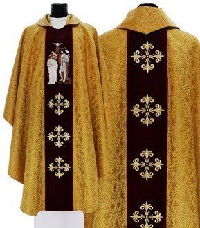 Ornat gotycki "Jan Chrzciciel" 403-AGC16
