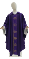 Chasuble gothique '"Croix de Jérusalem" 103-F