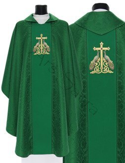 Gothic Chasuble "Peacock Theme" 758-Z25